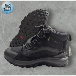 Vans MTE Crestline Waterproof Hiking Boots Black HydroGuard Men’s Size 6/7.5w